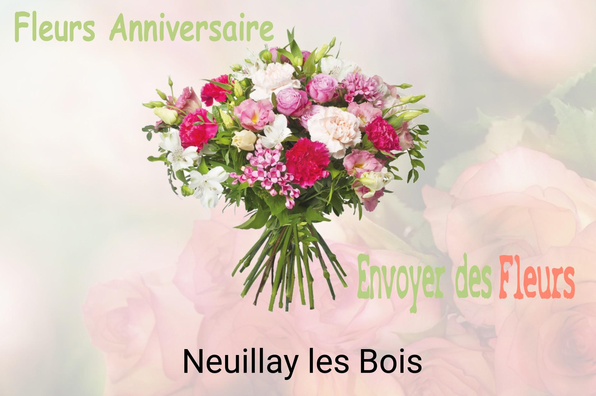Bouquet de fleurs d’anniversaire livré à Neuillay-les-Bois